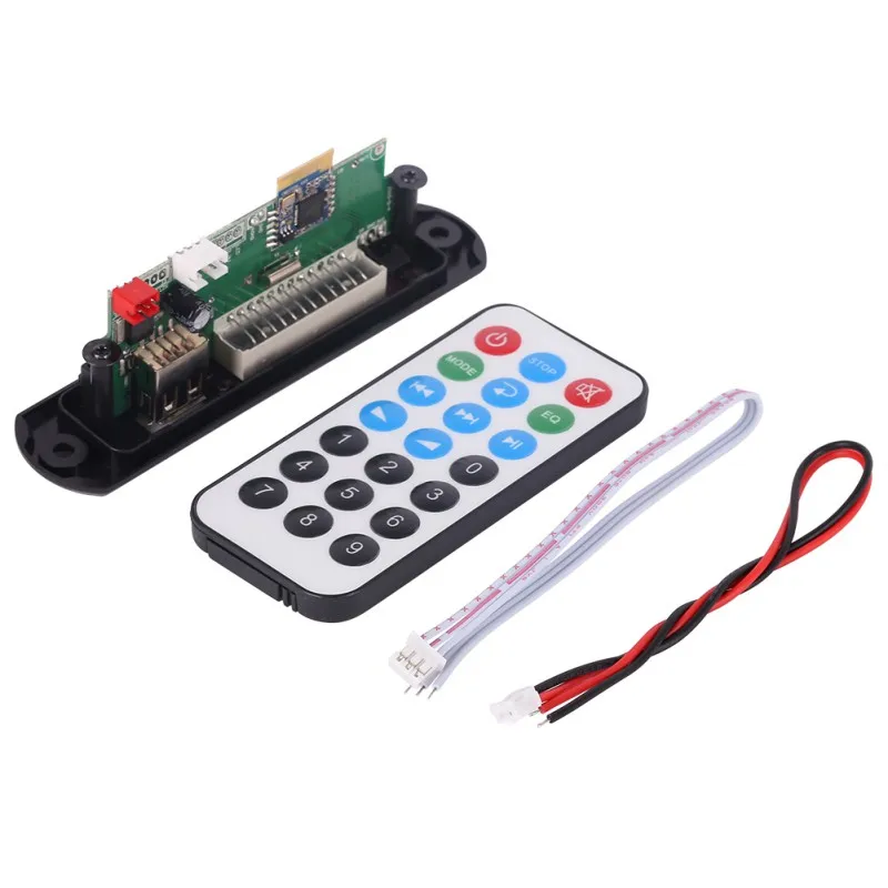 2017 New Car Bluetooth MP3 WMA Decoder Board 12V Wireless Audio Module USB TF Radio Decoding board audio-player : image 2017 New Car Bluetooth MP3 WMA Decoder Board 12V Wireless Audio Module USB TF Radio Decoding board audio-player