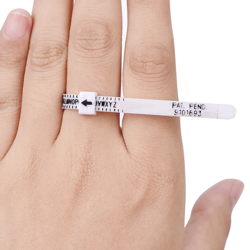 

1Pc New Sale Plastic Finger Ring Sizer Ring Sizing Tool Gauge Each Sizes 1-17 for Ring