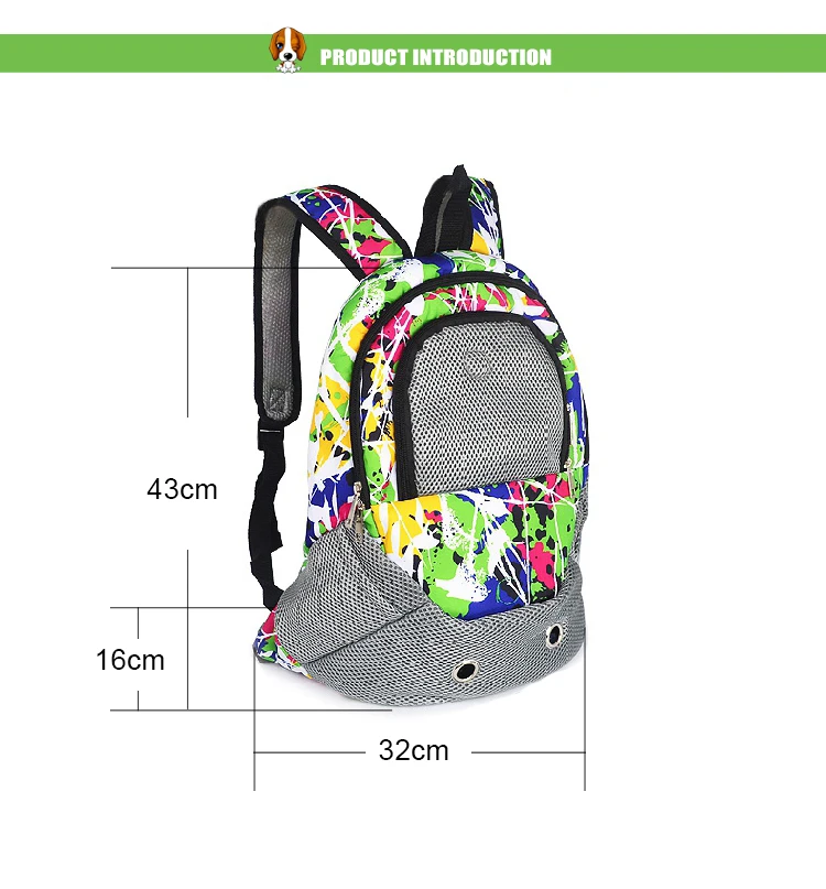 Рюкзак-переноска для домашних животных, 4 цвета, для собак, плечи, передняя часть, сумка для собак, кошек, дорожная сумка, сетчатый рюкзак для путешествий, плечевой ремень