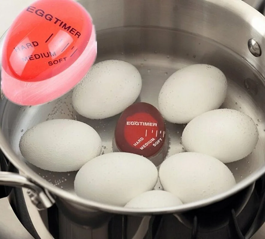 

Eggs Perfect Hard Color Timer Changing Egg Soft Yummy Boiled Kitchen Cooking