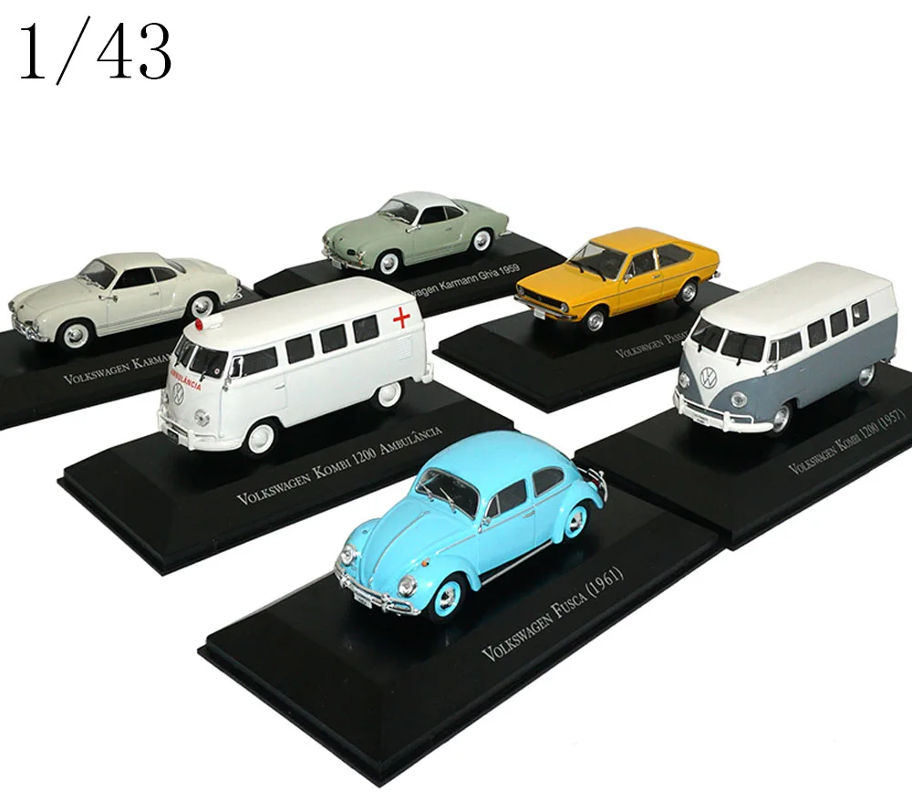 1/43 Сплав Классический бразильский KOMBI модель автобуса скорой помощи игрушечные машинки Литье металла коллекция бразильский фургон игрушки автомобиль