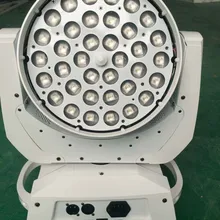 10 шт./партия, белый корпус, сенсорный экран 36*15 Вт, 5 в 1, RGBWY, светодиодный, с движущейся головкой, с зумом, для мытья дискотеки, для dj оборудования, вечерние, для ночного клуба