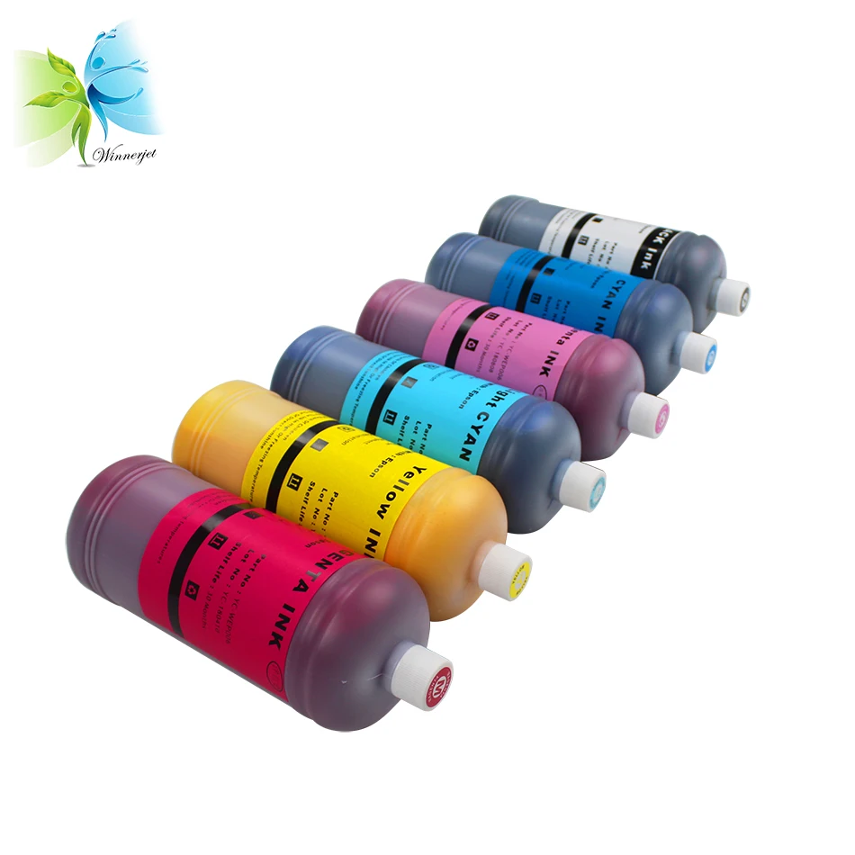 Winnerjet 6 Colors 1000ml Dye Ink for Epson Stylus Photo 1400 1500w P50 Artisan 1430 PX650 PX660 Printer | Компьютеры и офис