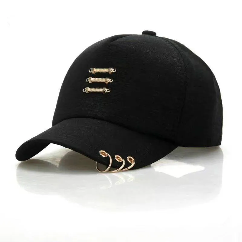 DeePom Женская бейсбольная кепка с кольцами Snapback летние шапки для мужчин и женщин