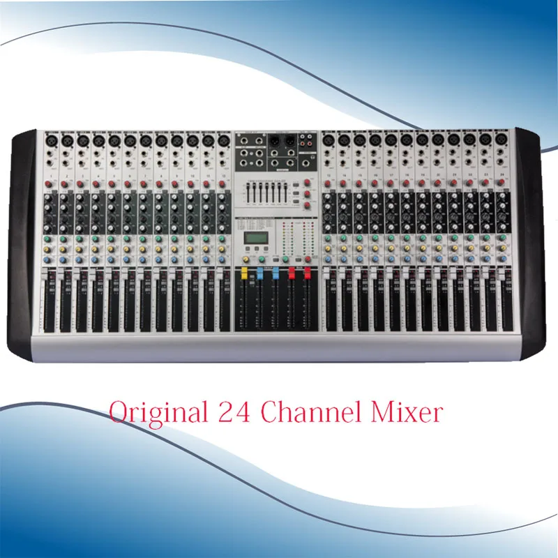 New HX2402 Professional Audio DJ Mixer 24 Channels Mixer EQ Mixing Console