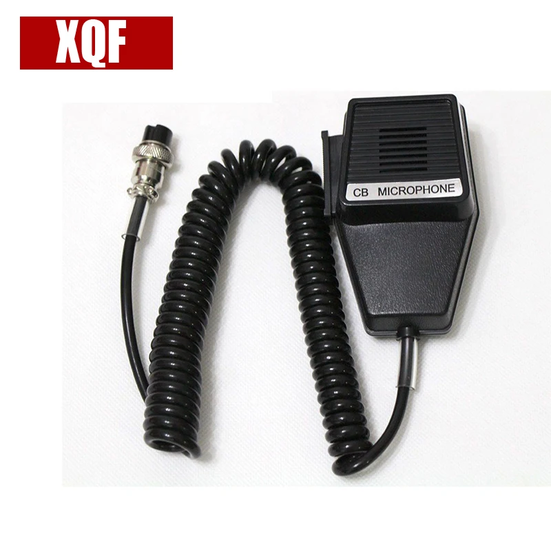 XQF 10 шт. 4-Булавки рабочий cm4 CB Радио Замена микрофона для Кобра-Uniden-Galaxy двухстороннее радио