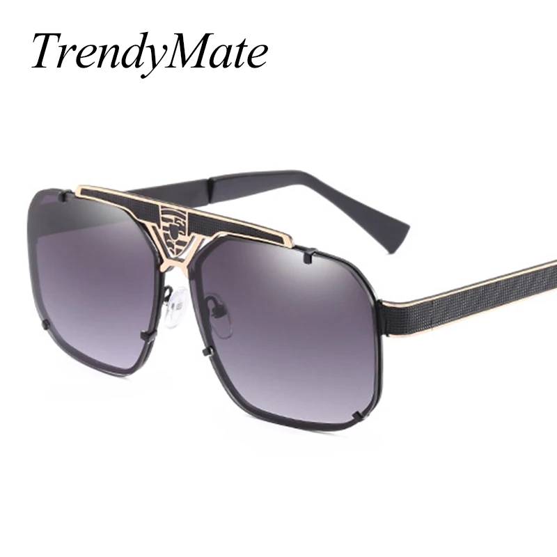 

Солнцезащитные очки унисекс, классические, мужские, алюминиевые, большие, зеркальные, HD, UV400, 2018, для мужчин и женщин, Oculos De Sol, 1343T