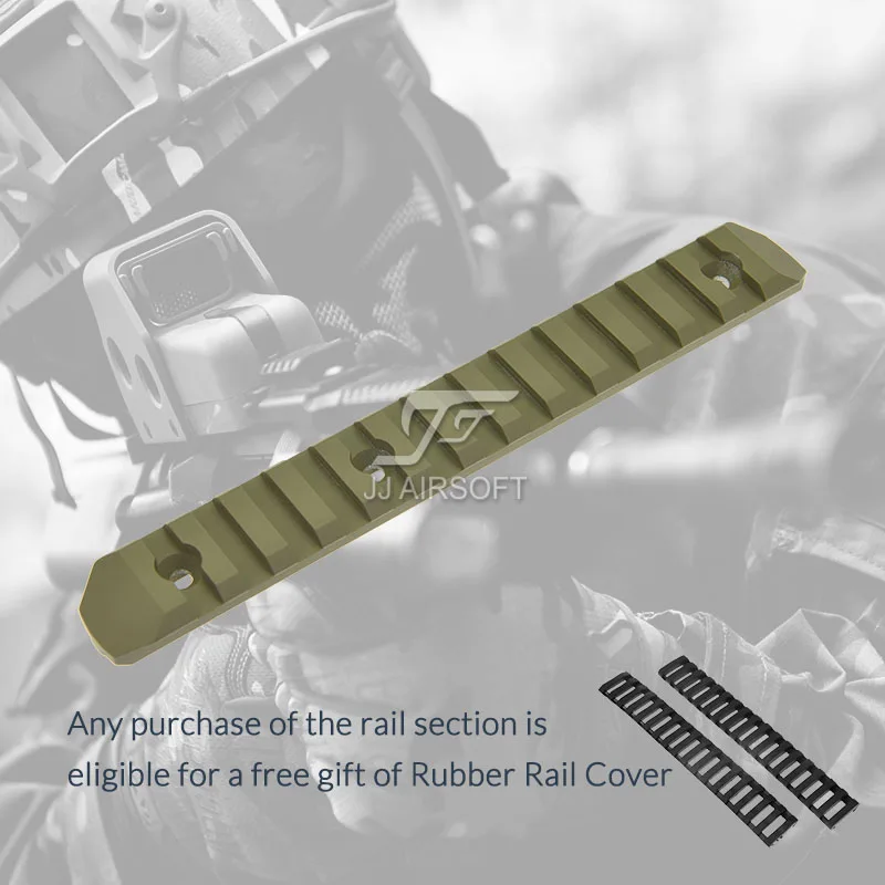 ACI 13 Slot слотов модель M LOK / MLOK Rail CNC легкий (черный/красный/песочно