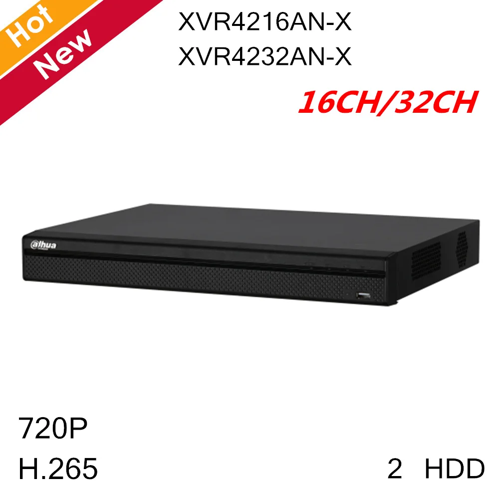 Рекордер Dahua 16Ch 32Ch XVR Lite H.265 720P Series поддерживает 2 SATA HDD до 10 ТБ XVR4216AN-X для системы