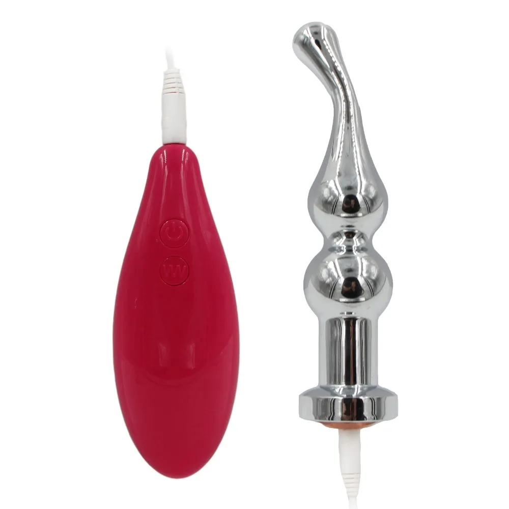 Yema Strong Vibration Metal Vibrator 7 Modes Crystal Base Butt Anal Plug Vibrators For Women Men -3932