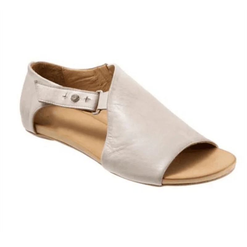 Г., летняя обувь для женщин, сандалии модные однотонные римские туфли на низком каблуке с открытым носком и пряжкой Sandale Femme - Цвет: Серый