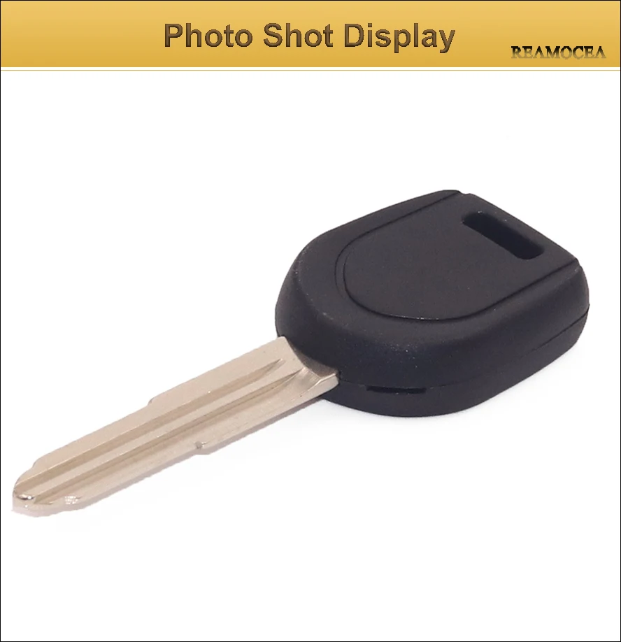 Reamocea For Mitsubishi Eclipse Endeavor Galant Grandis I-Miev Lancer Car Transponder Key Shell Plastic Metal Remote Key Shell (10)