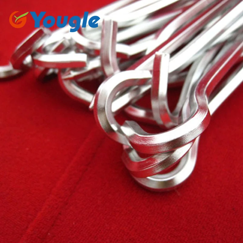 10 Pcs/Lot Tent pegs Prismatic Aluminum Tent Stake Alloy