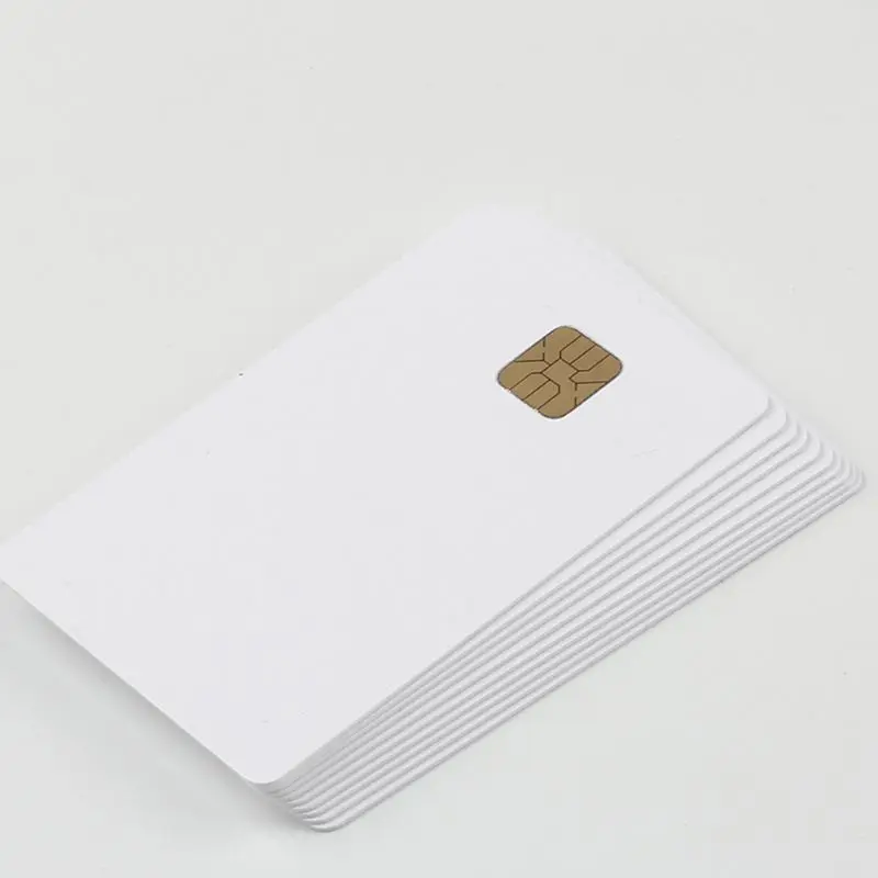 (10 шт./лот) SLE 4428 ПВХ заготовка карты контакта IC smart Card|Карты контроля доступа| |