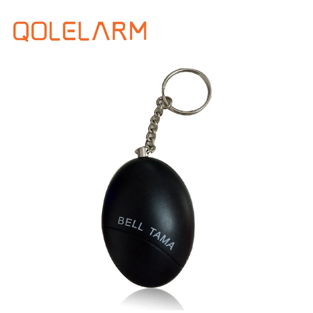 

Christmas gift Cute egg shape Mini size Anti rob alarm emergency security personal safety alarm alert keychain