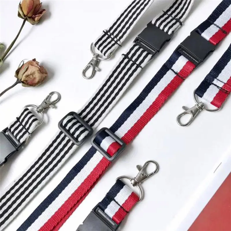 2 في 1 حزام الكتف الرقبة الشريط الحبل ل مفاتيح ID بطاقة رياضة أحزمة هاتف المحمول USB شارة حامل DIY شنق حبل الوهق الحبل