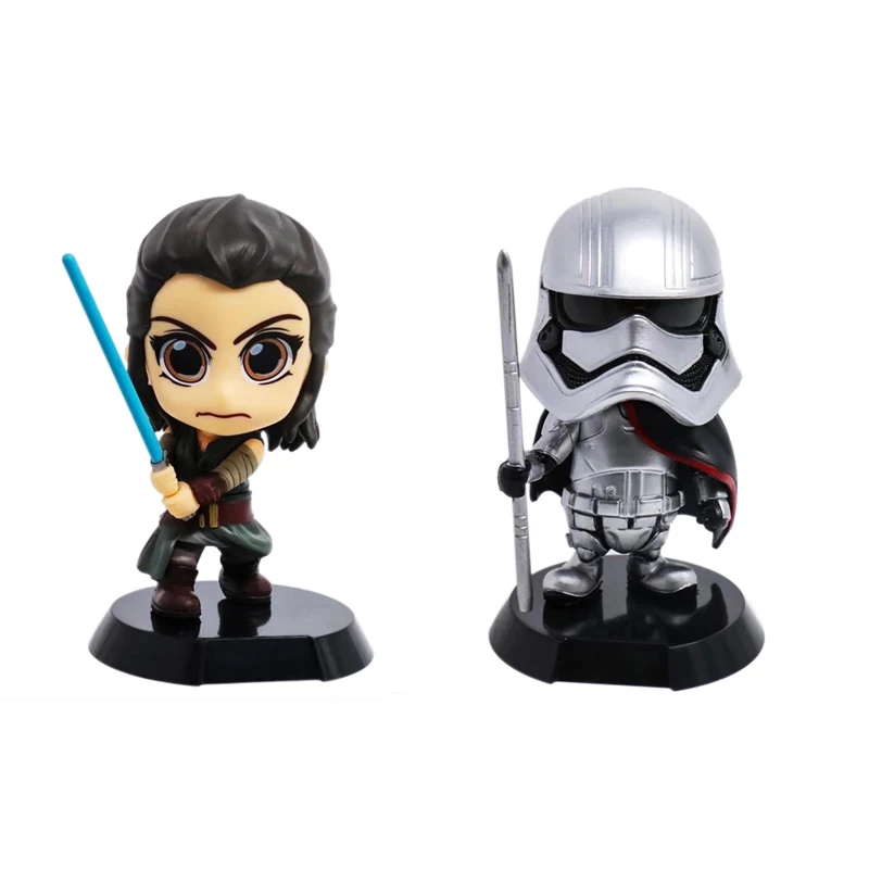 

Movie Star Wars Jedi Knight Phasma Action Figure Collectible Model Toys Shaking Head Doll For Collection Gift 11CM