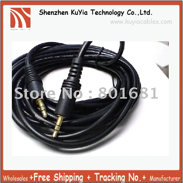 

Free Shipping Tracking Number 4.5meter 3.5MM MALE TO MALE STEREO AUDIO EXTENSION CABLE CORD GOLD PLATED 3.5MM EXTENSION CABLE