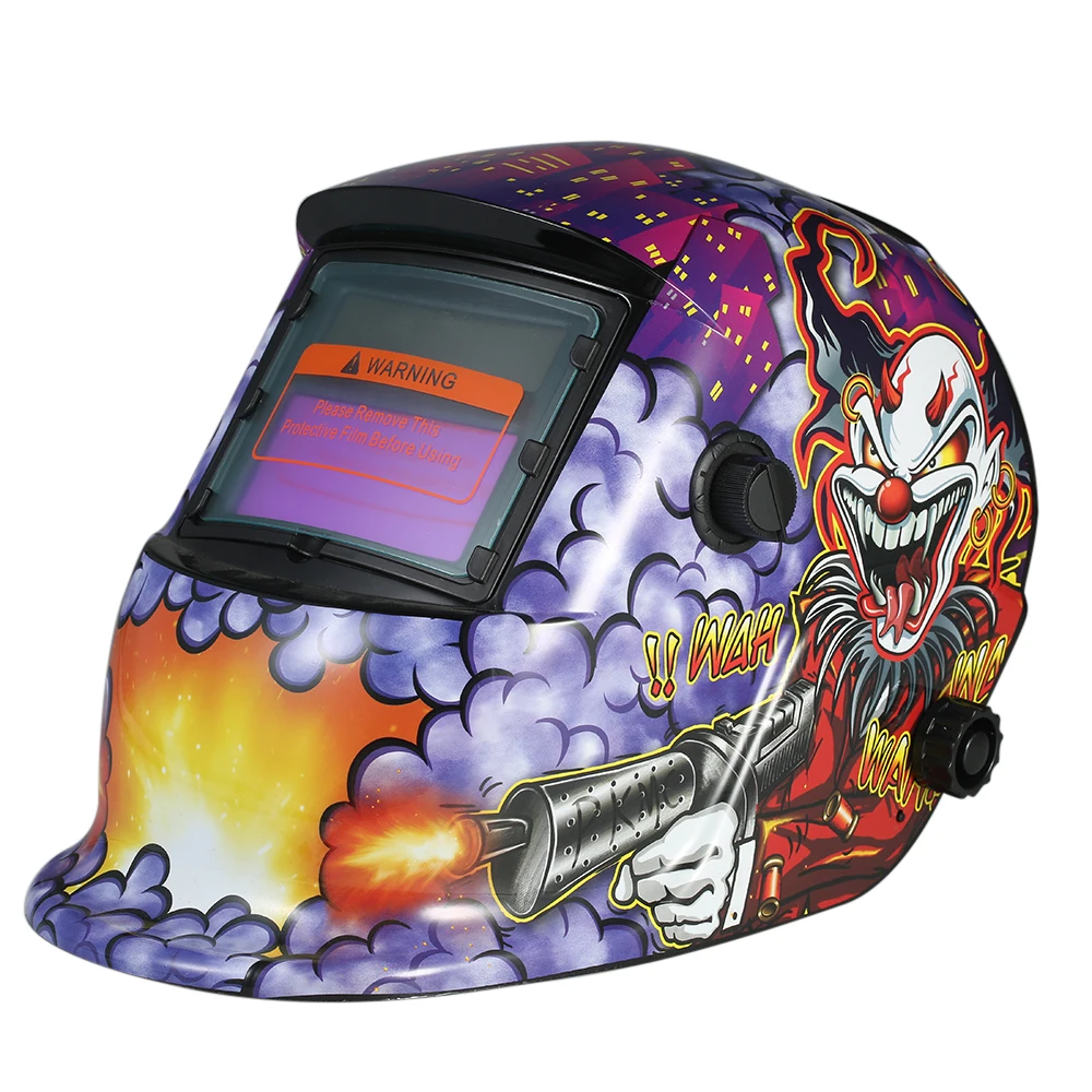 

Solar Power Auto Darkening Welding mask New Welding Helmet TIG MIG soldering welder Grinding Joker Design welding equipment