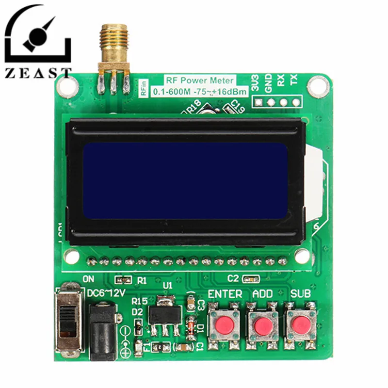 

Digital Radio Frequency Power Meter -75~+16dBm Power Attenuation Can Be Set Ultra Small LCD Automatic Backlight