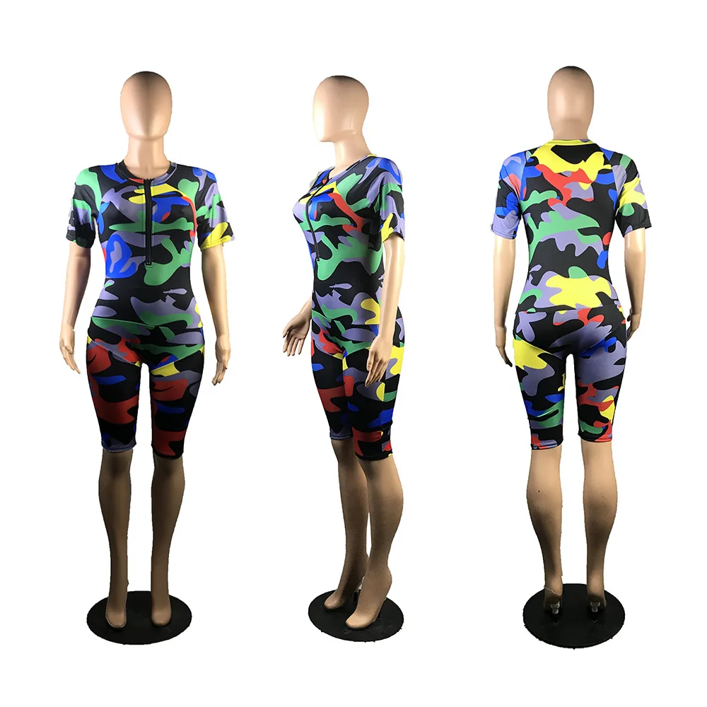 2019 Camouflage Sexy Playsuit Fashion Casual Summer Overalls Streetwear Bodysuit One Piece Rompers Womens Jumpsuit Shorts 2019 Camouflage Sexy Playsuit Fashion Casual Summer Overalls Streetwear Bodysuit One Piece Rompers Womens Jumpsuit Shorts
