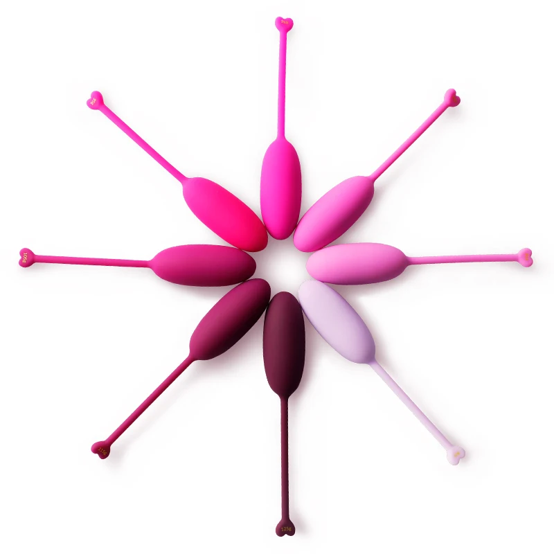8pcs/Set EGG Safe Silicone Smart Ball Kegel Ball Vagina Tighten Exercise Machine Vibrator Vaginal Geisha Ball Sex Toy For Women
