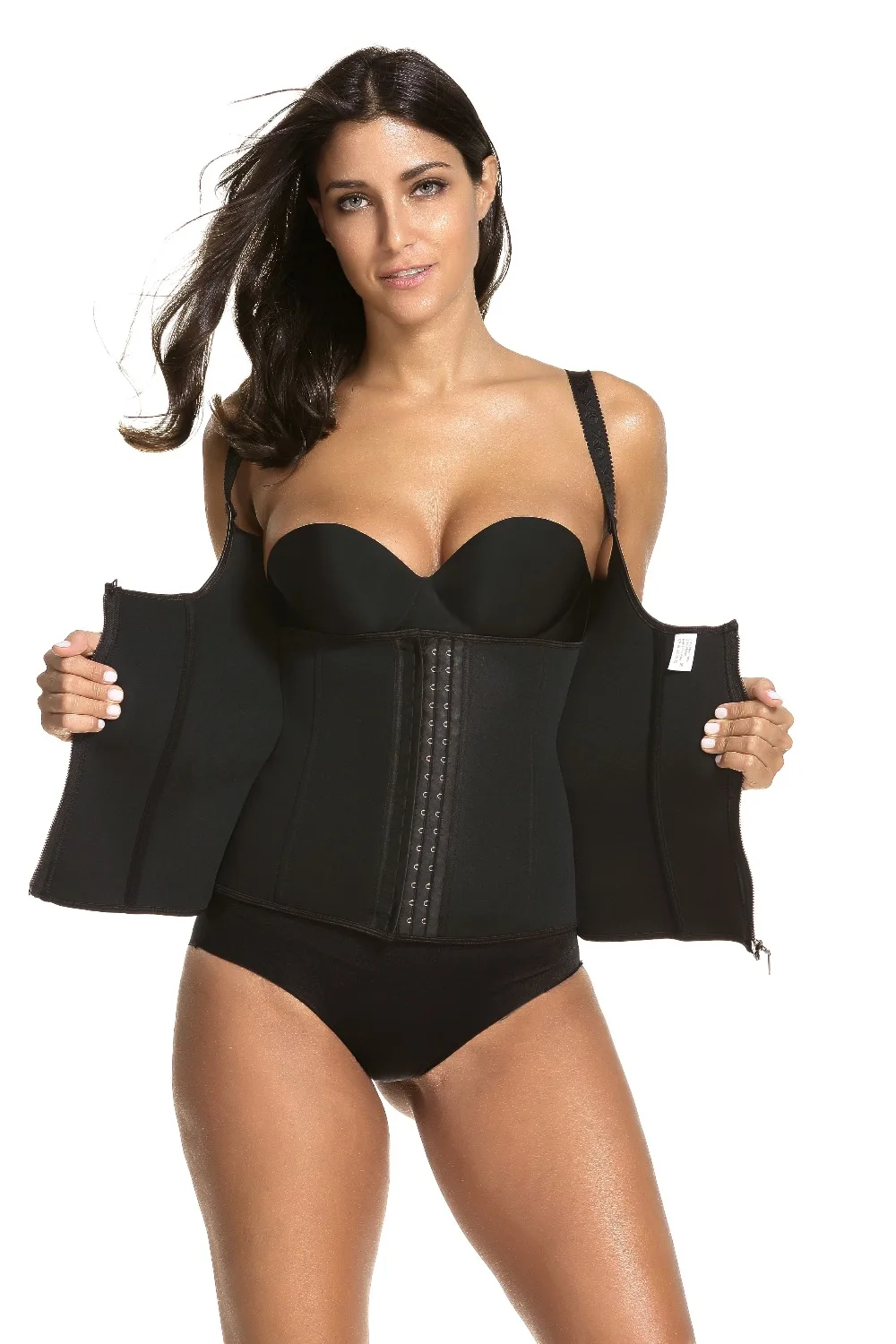 Plus Size Adjustable Waist Training Corset Waist Trainer Fitness Belt