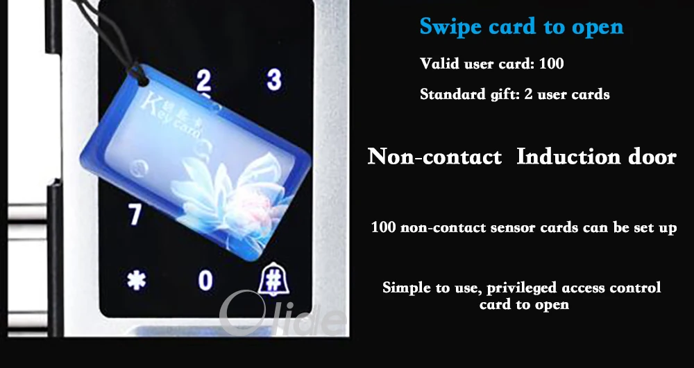 Fingerprint Door Lock for frameless door  (6)