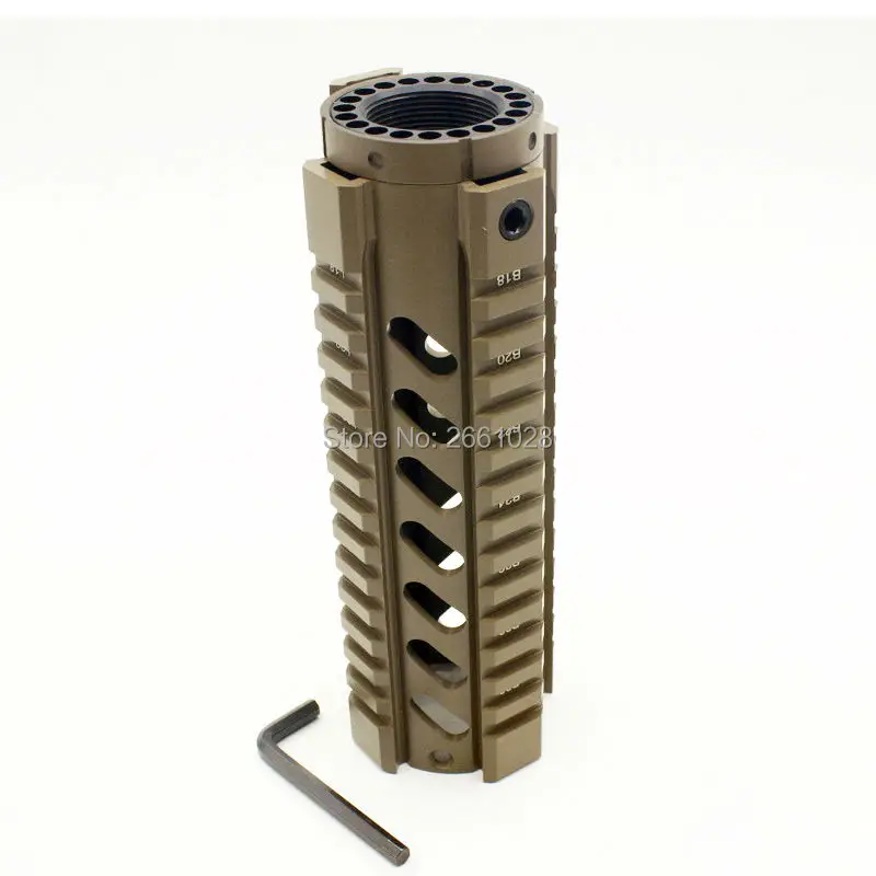 ", 7", 1", 12", 1" дюймовый свободный поплавок Picatinny Quad Rail system Handguard. 223/5. 56 Охотничьи аксессуары черный/коричневый