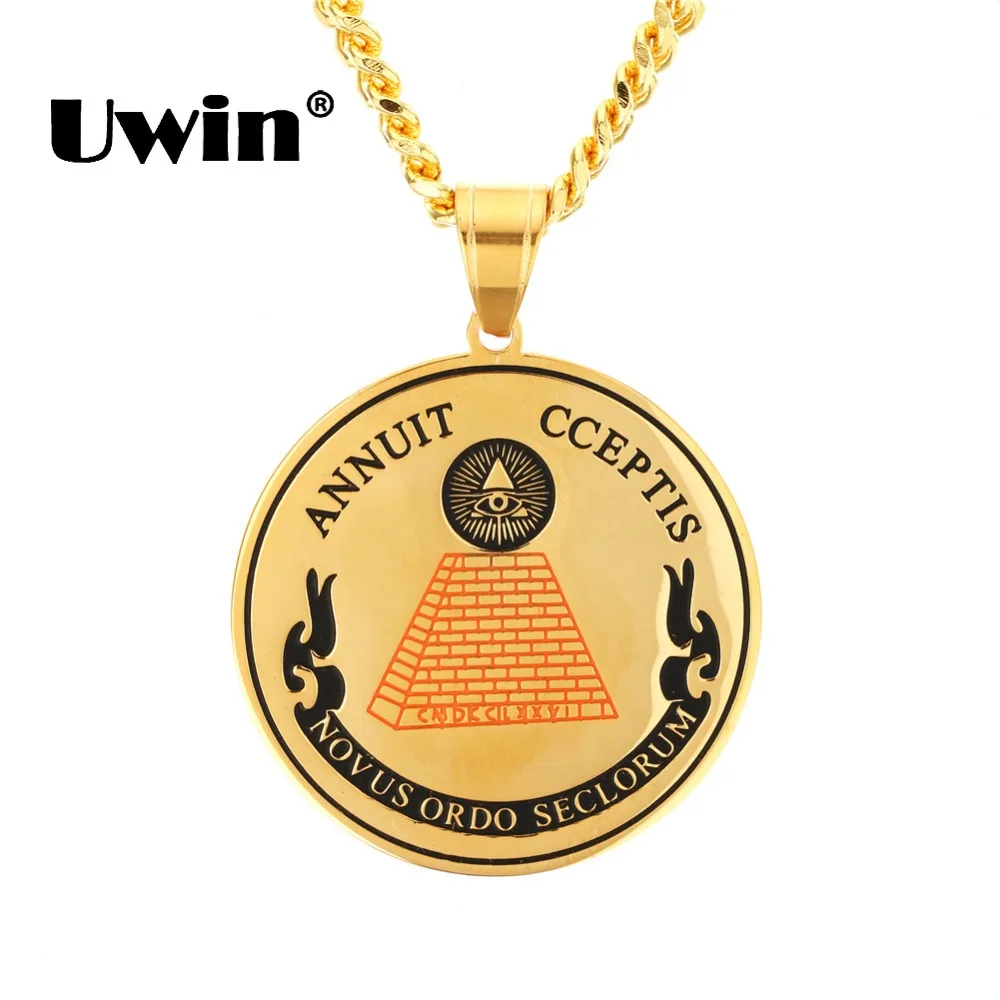 Buy Uwin Eye Of Providence Necklace Pendant Religion Egyptian Pyramids Symbol