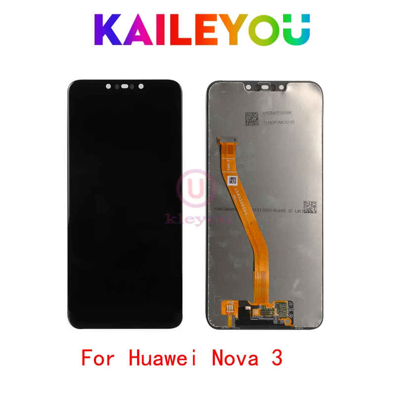 

5pcs/lot For Huawei Nova 3 LCD Display +Touch Screen Digitizer Assembly for Huawei Nova 3 LCD Screen