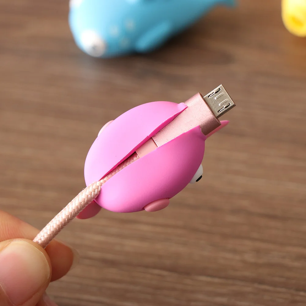 Кабель Bite Cute Fish Cable протектор для iPhone USB Cable Organizer Chompers зарядное устройство провод держатель для iPhone кабель