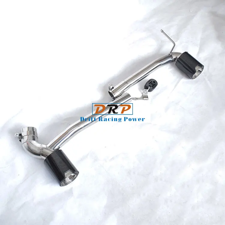 

Modified Hotselling Car Rear Exhaust Pipe Muffler with Carbon FiberM mouth fit 13-16 BMW 3 Series316 318 320 with MTMP Body Kit