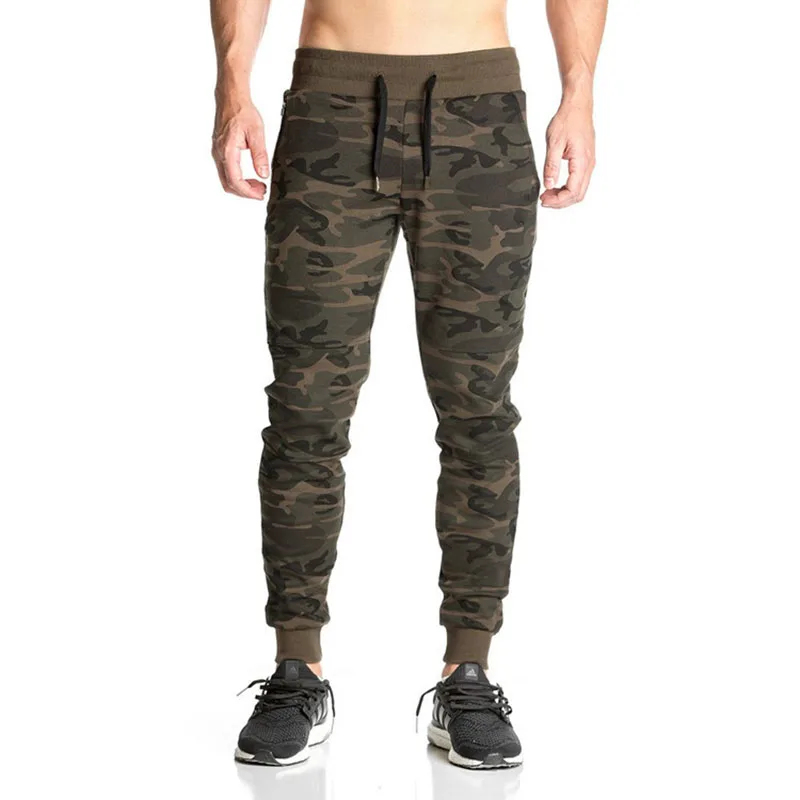 camouflage track pants