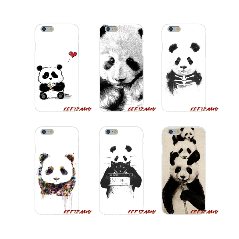 For Samsung Galaxy S4 S5 MINI S6 S7 edge S8 S9 S10 Plus Note 3 4 5 8 9 Super Cute Panda Accessories Phone Shell Covers | Мобильные