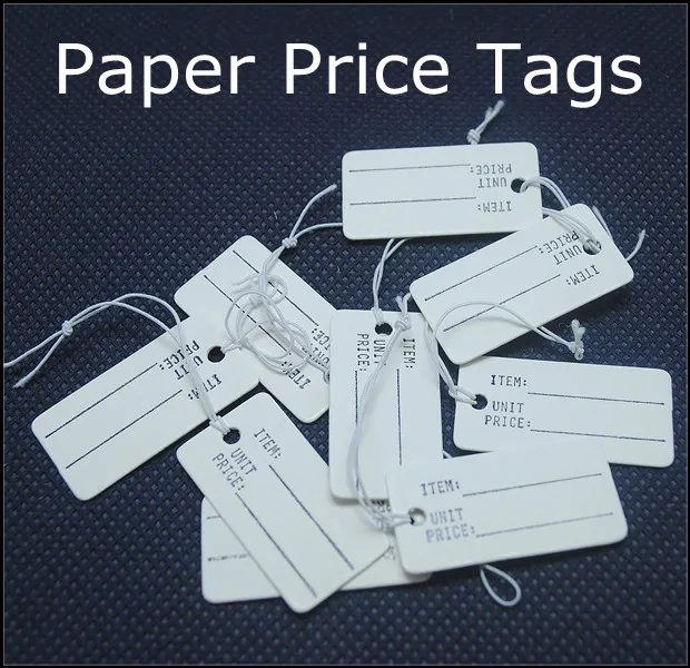 

wholesale price 1000pcs new paper price tags jewelry price marks paper label size 25x15mm for jewelry shops using with words