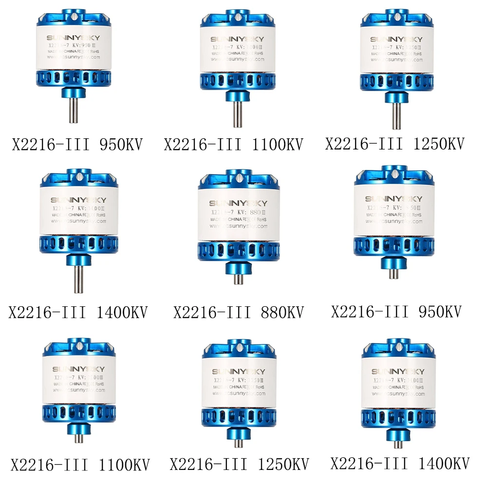 

HOT SUNNYSKY X2216-III X2216 3-4S Brushless Motor for FPV RC Racing Drone Airplanes Fixed Wing Plane Long Shaft