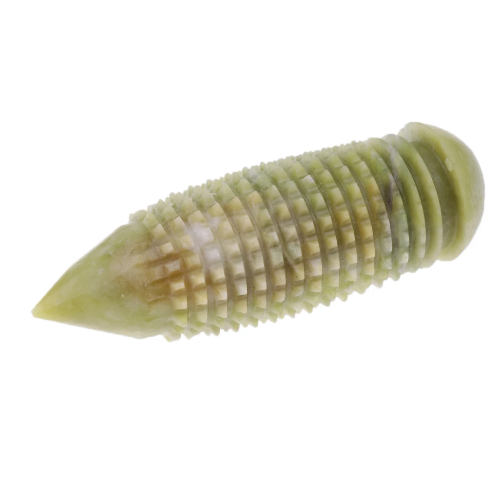 Traditional Natural Jade Stone Palm Leg Arm Trigger Point Massage Ball Stick for Muscle Pain Soreness Relief