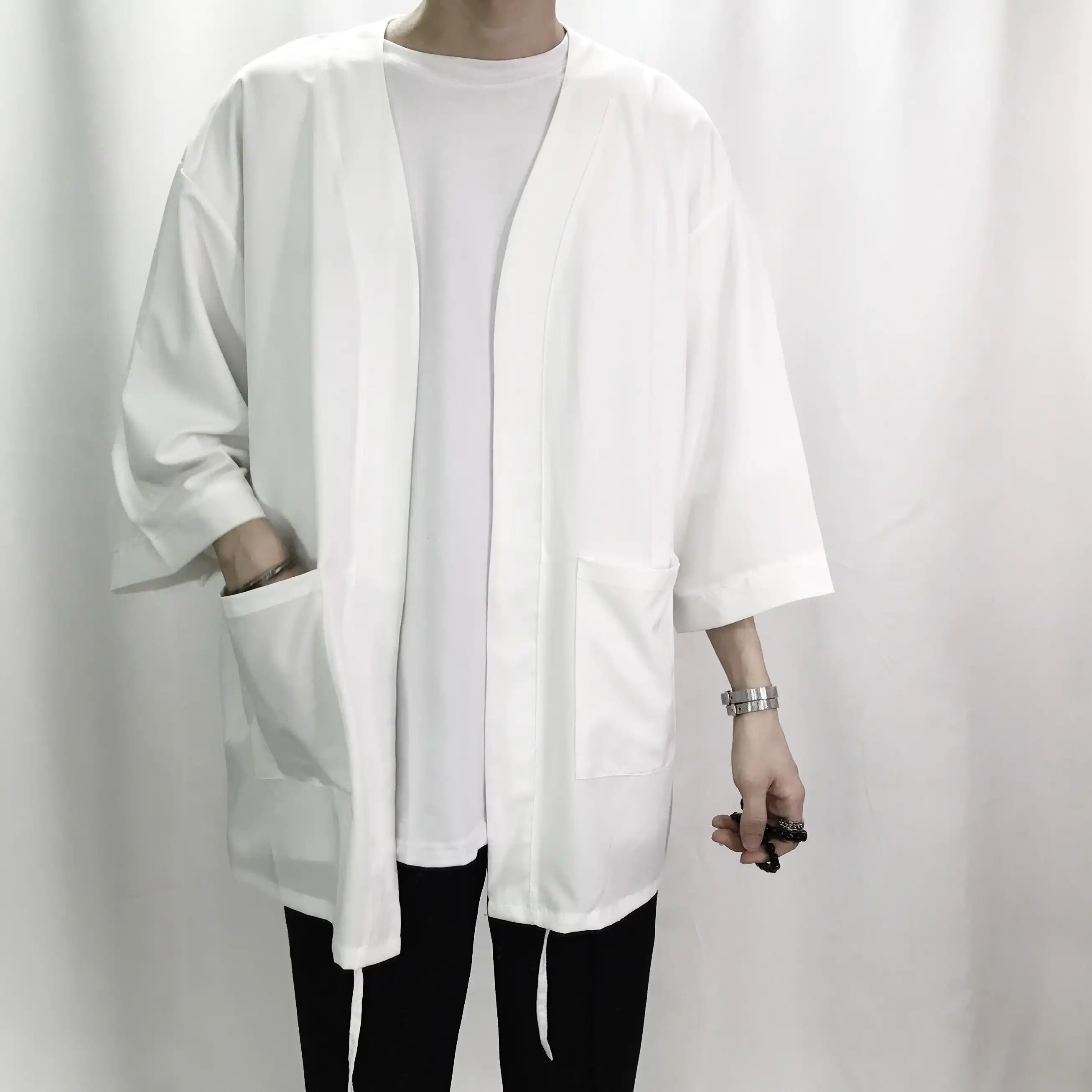 white kimono jacket