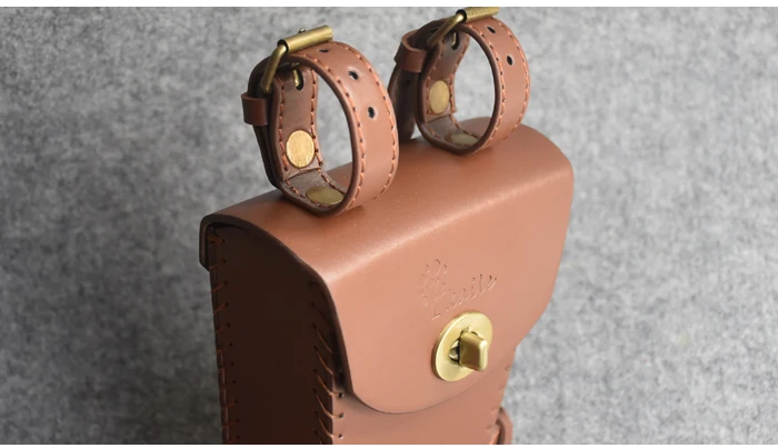 Top G05 Cycling tool bags Retro bicycle with beam triangle bag kit beam bag bag leather nostalgic classic style 10