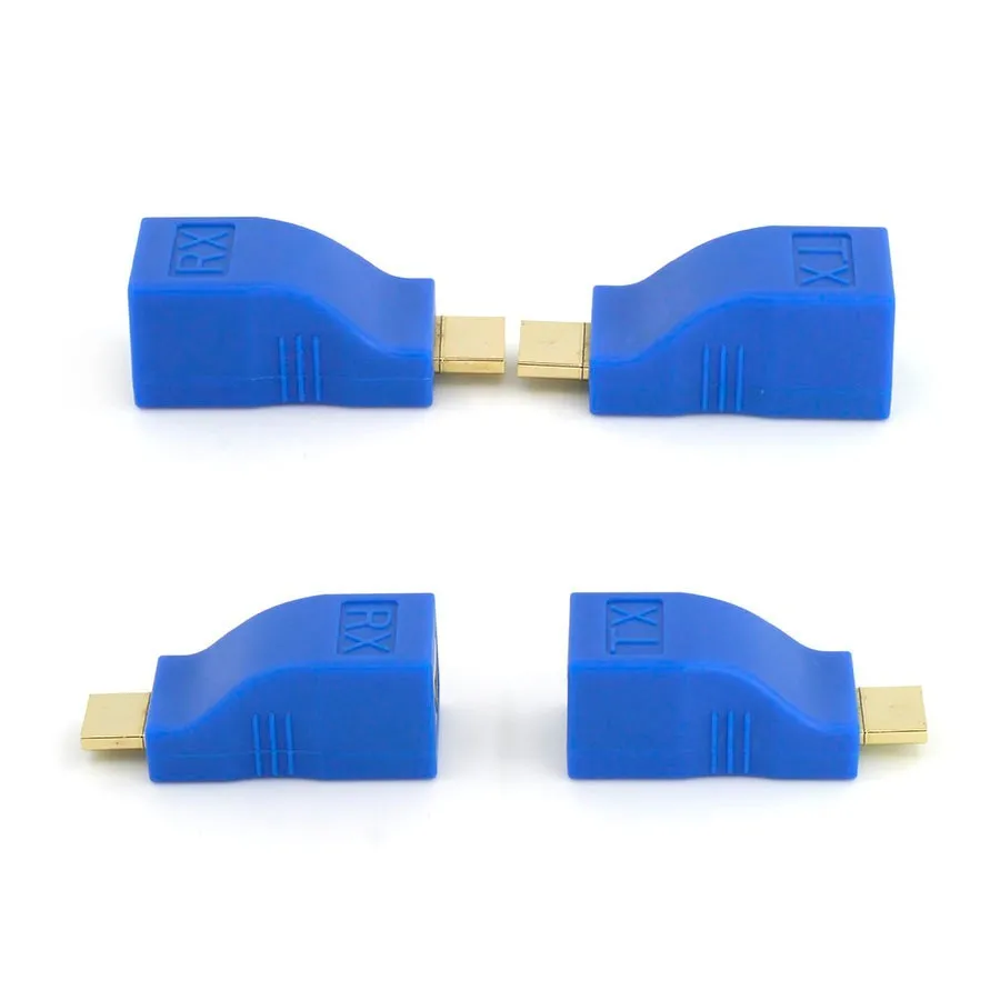 Высокое качество HDMI удлинитель передатчик TX/RX HDMI V1.4 HD 1080P по CAT6 RJ45 Ethernet кабель для ТВ проектора DVD