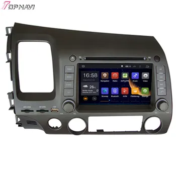 

Topnavi 7'' Octa Core 2GB RAM Android 6.0 Car Radio Stereo GPS for CIVIC left driving 2006 2007 2008 2009 2010 2011 For Honda