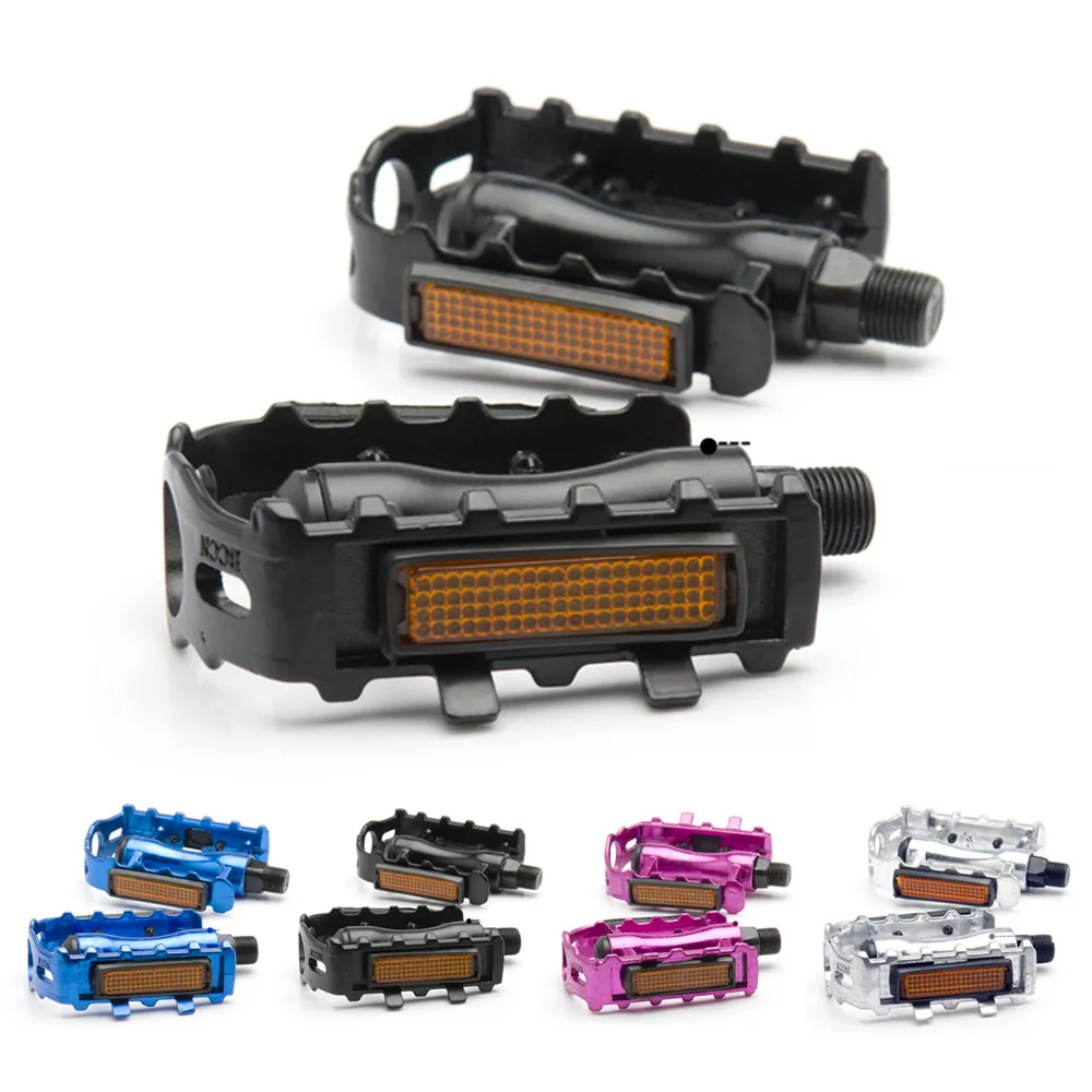1 Pair Bike Pedals BMX MTB Mountain Bicycle Cycling Thread Pedals Flat