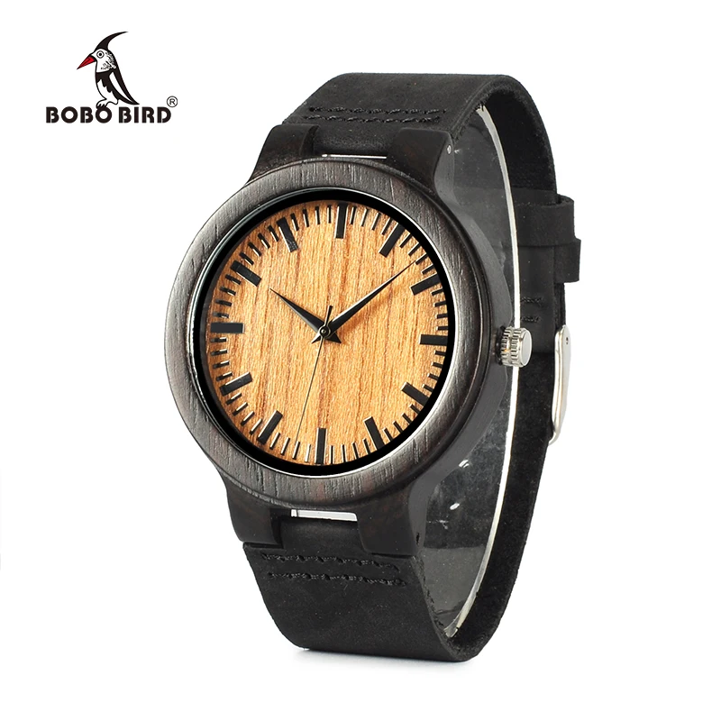 BOBO BIRD Men Watch New Fashion Natural Wood Watches Mens Luxury Vintage relogio masculino Accept Logo Drop Shipping