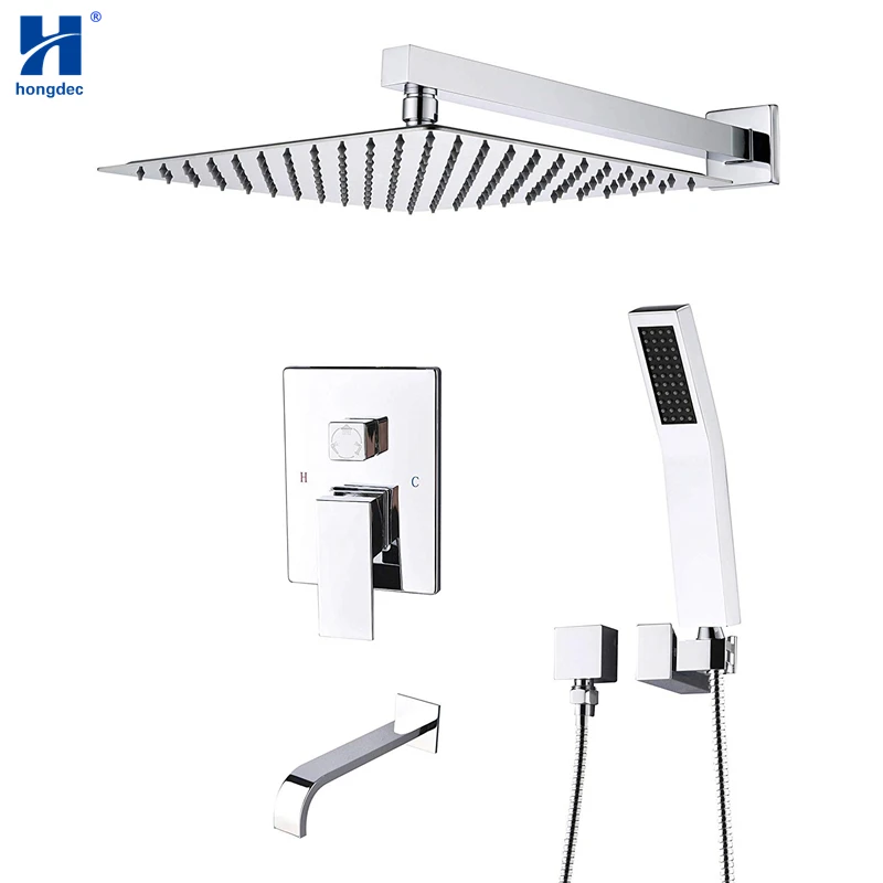 Beste Hongdec Douche Systeem Kraan Set met Bad Uitloop en 10 \