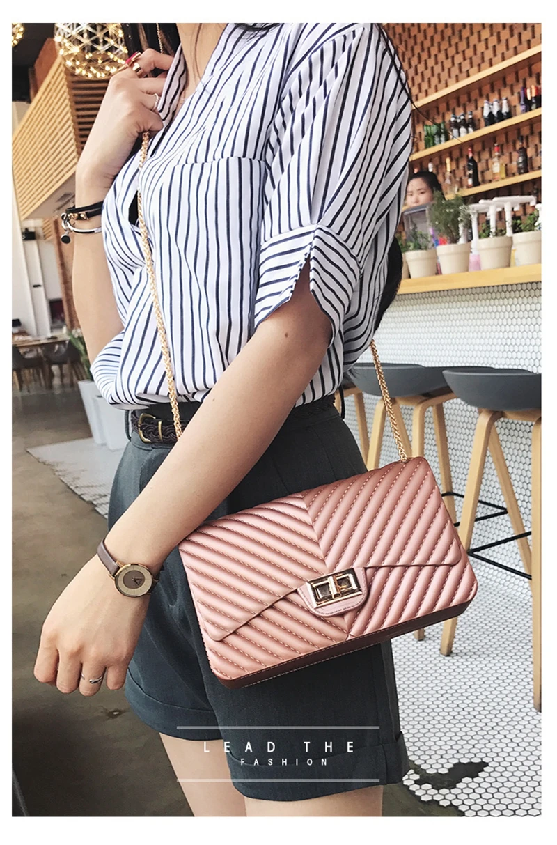 Aliexpress Cajifuco Summer Chevron Flag Jelly Bags Women Aliexpress Cajifuco Summer Chevron Flag Jelly Bags Women Small Beach Bag Mini Crossbody Chain Silicon Casual Clutch Shoulder Bolsa From