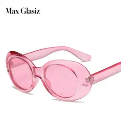 Мода овальные очки Для женщин красочных оттенков солнцезащитные очки UV400 конфеты Солнцезащитные очки шикарные женские Симпатичные очки Gafas