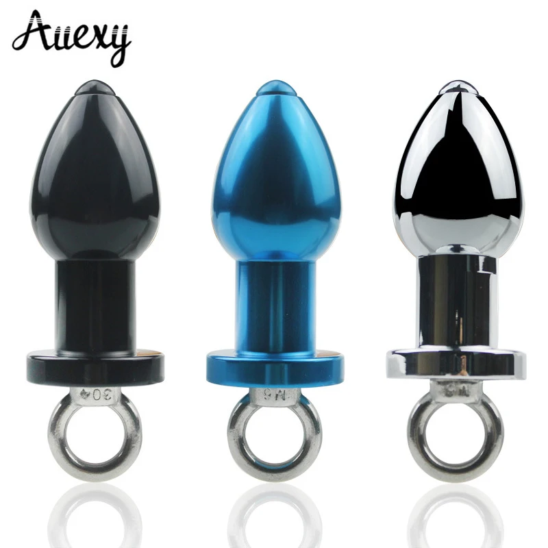 AUEXY секс-игрушка из нержавеющей стали Анальная пробка клизма для душа