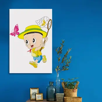 

Chinese cartoon Big Head Son and Small head father kindergarten children decoration for kid's room