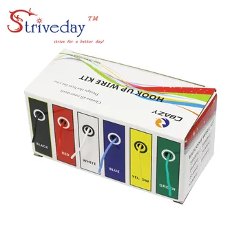 

24AWG 36m Flexible Silicone Rubber Cable Wire stranded wires Tinned Copper line Kit mix 6 Colors Electrical Wire DIY